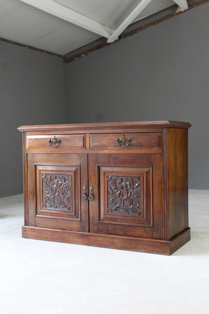 Antique Edwardian Mahogany Sideboard - Kernow Furniture