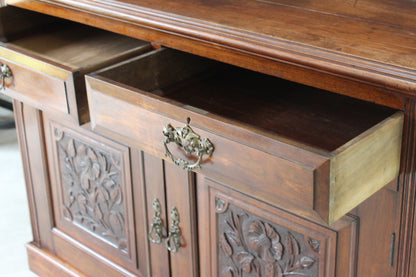 Antique Edwardian Mahogany Sideboard - Kernow Furniture