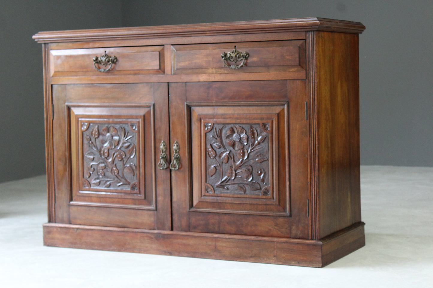 Antique Edwardian Mahogany Sideboard - Kernow Furniture