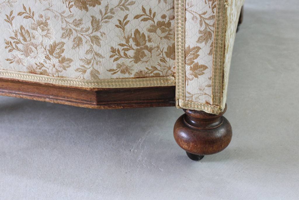 Antique Upholstered Armchair - Kernow Furniture