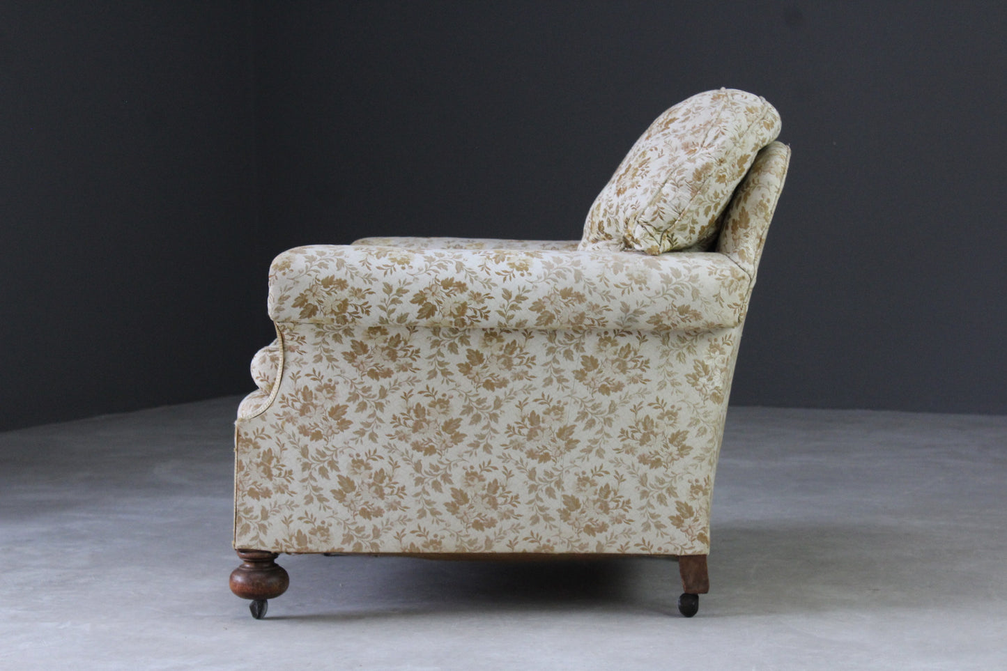 Antique Upholstered Armchair - Kernow Furniture