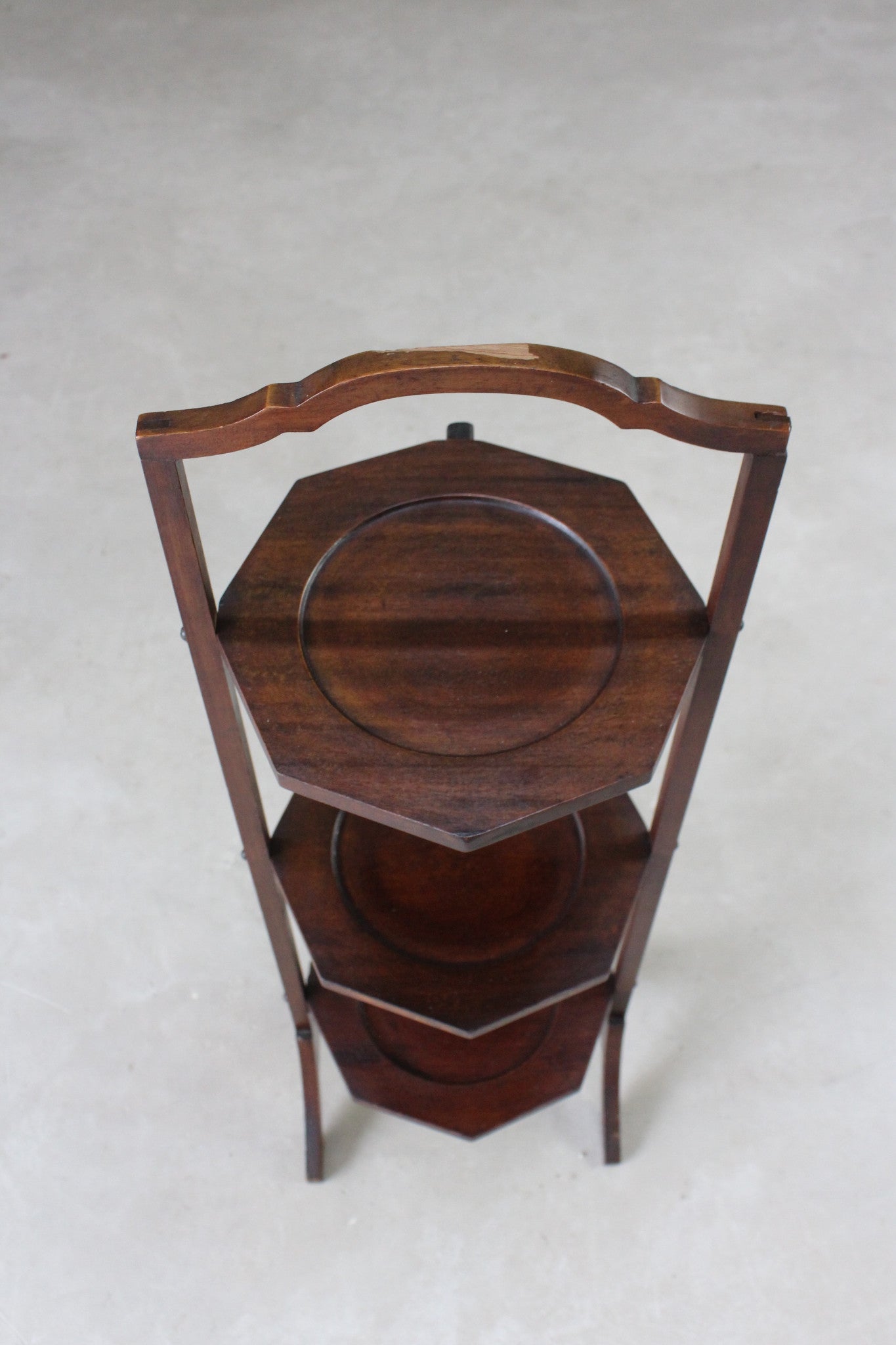 Mahogany 3 Tier Cake Stand - Kernow Furniture