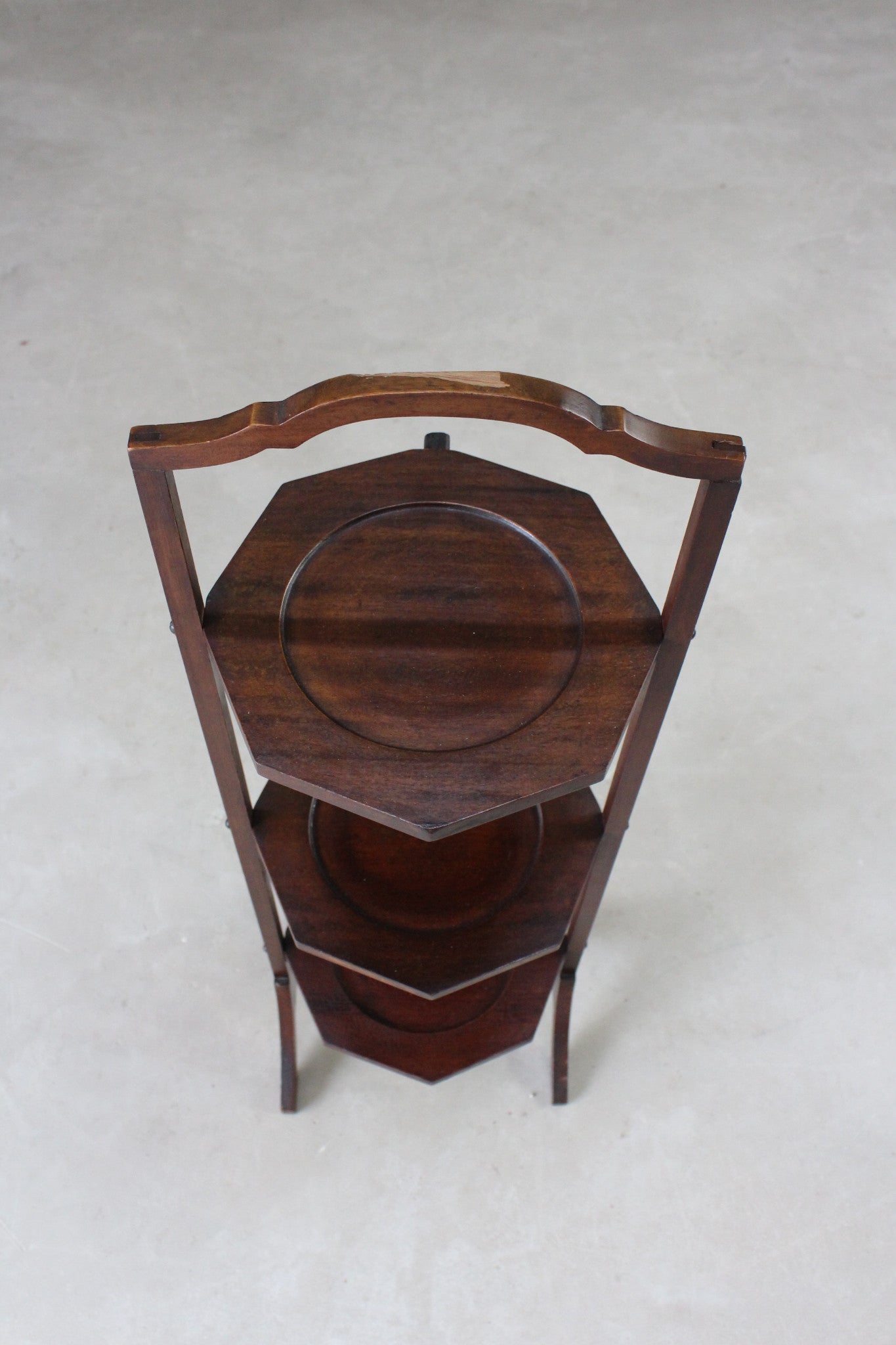 Mahogany 3 Tier Cake Stand - Kernow Furniture