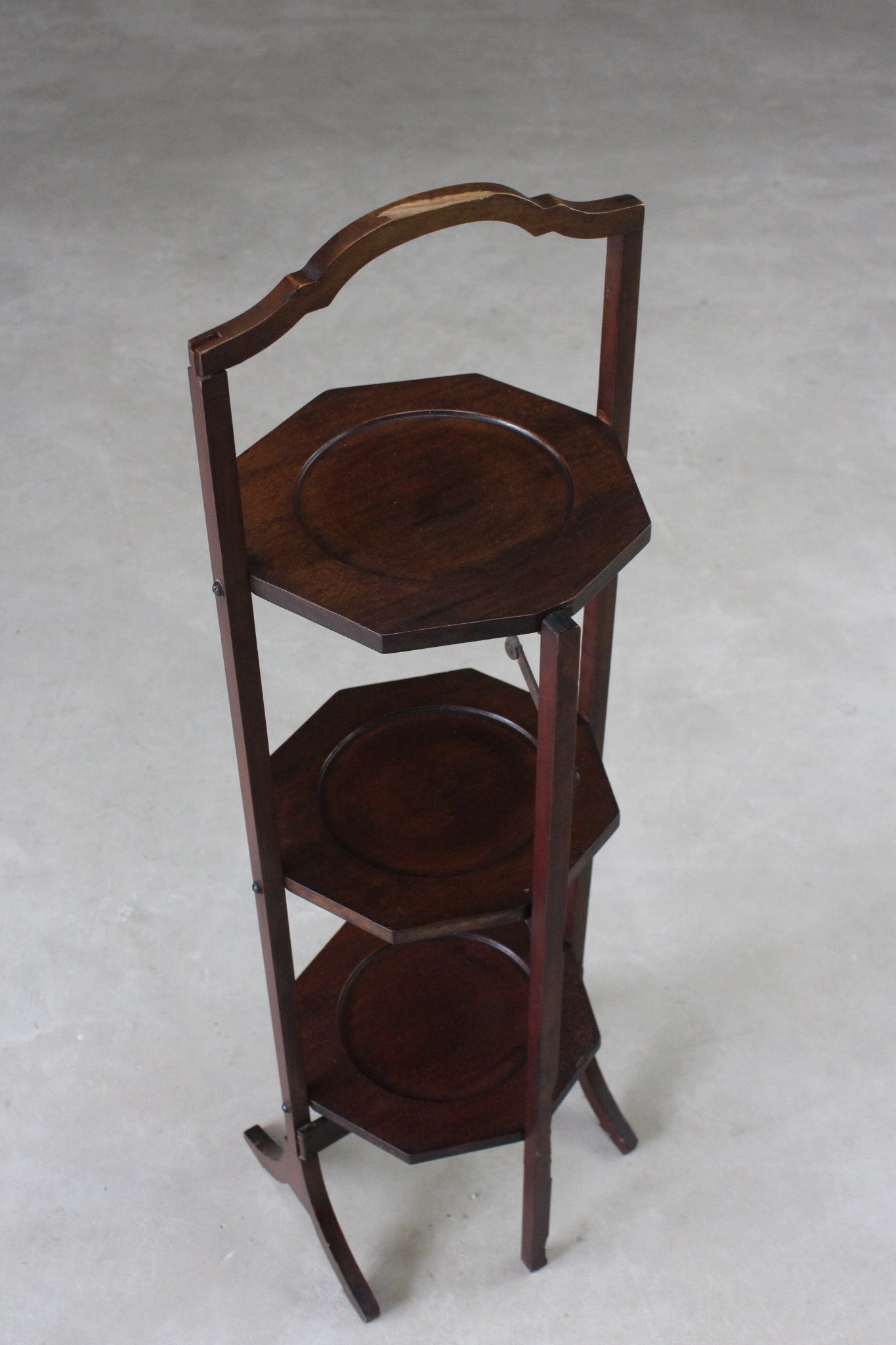 Mahogany 3 Tier Cake Stand - Kernow Furniture