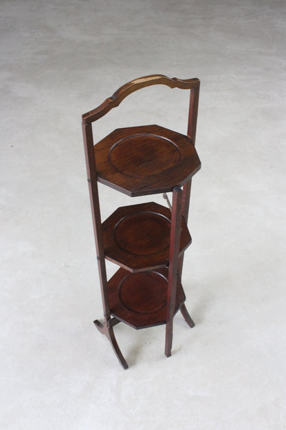 Mahogany 3 Tier Cake Stand - Kernow Furniture