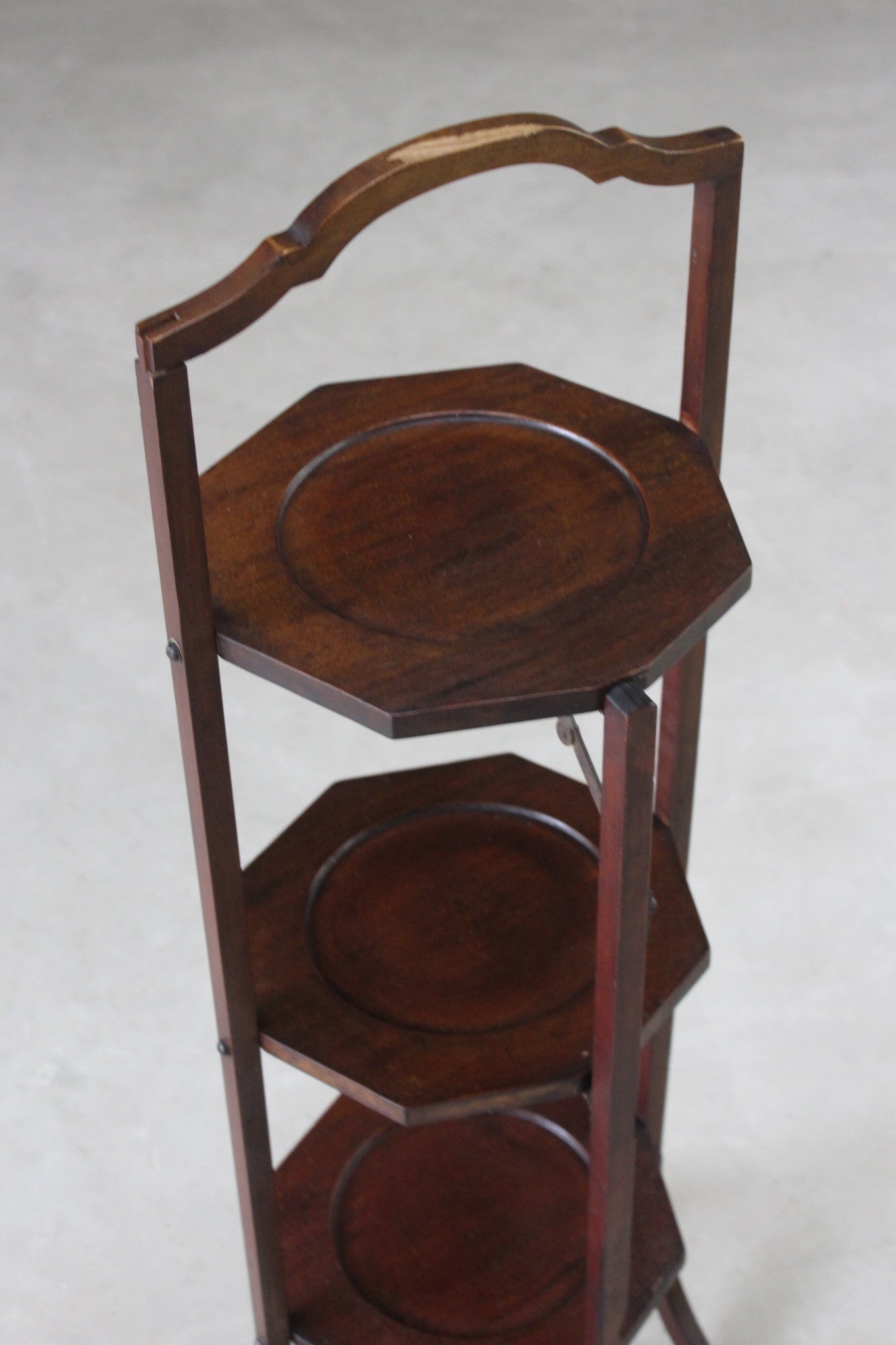 Mahogany 3 Tier Cake Stand - Kernow Furniture