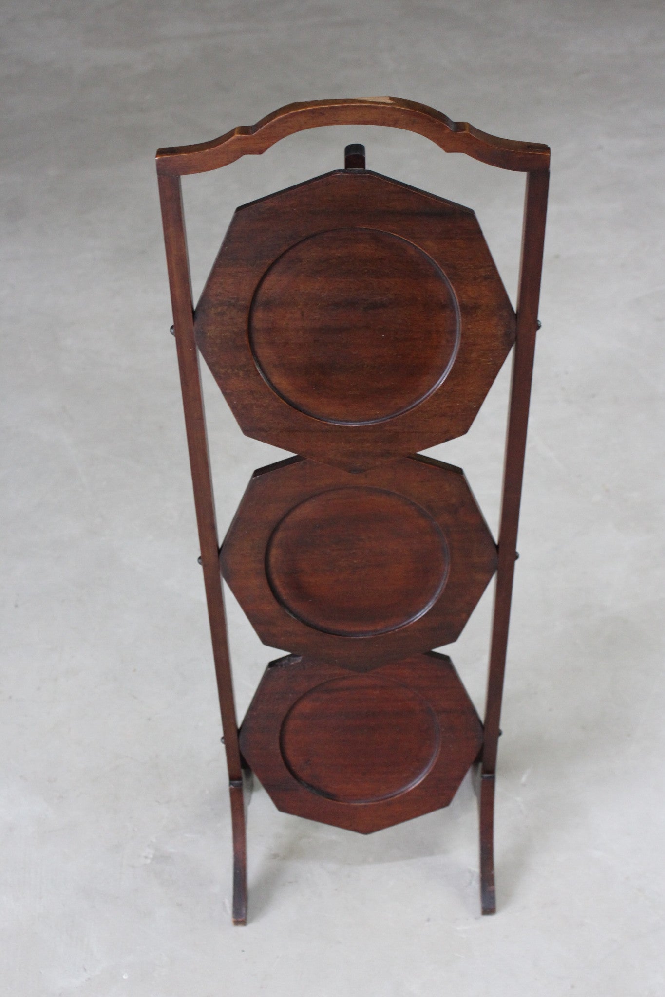 Mahogany 3 Tier Cake Stand - Kernow Furniture