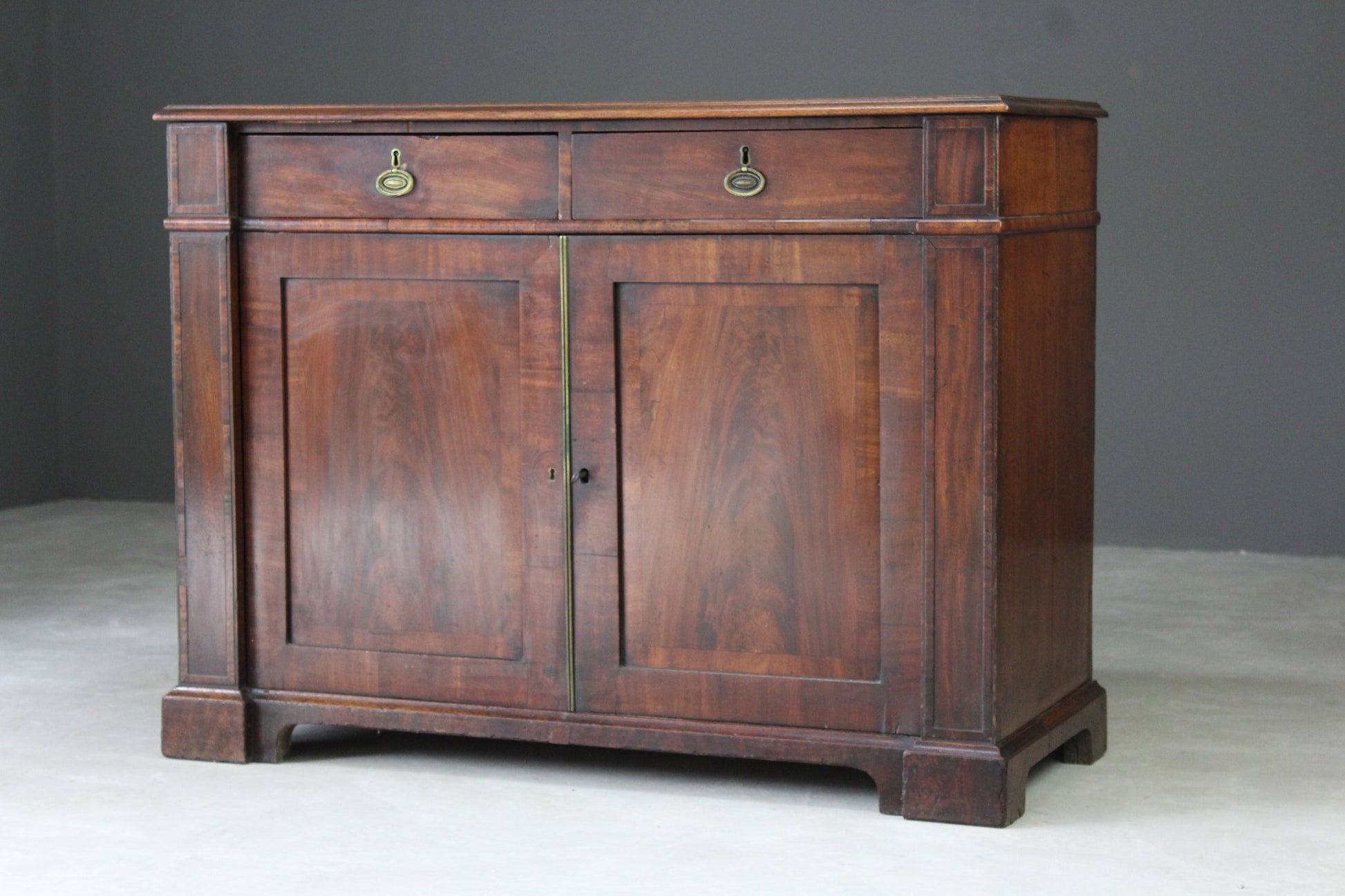 Antique 19th Century Mahogany Cabinet - Kernow Furniture