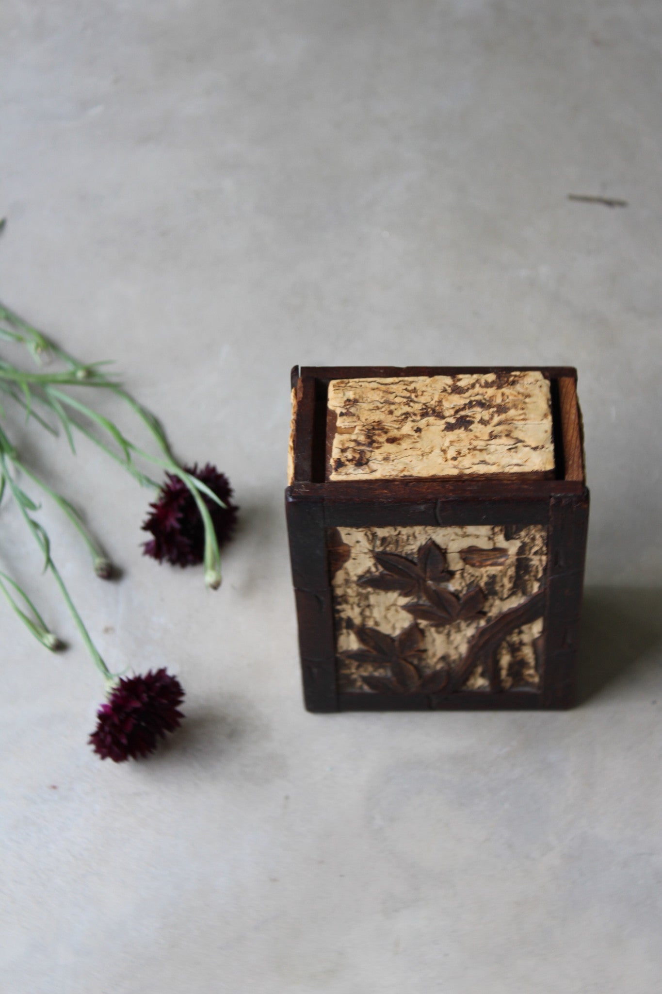 Small Hand Made Cork Box - Kernow Furniture