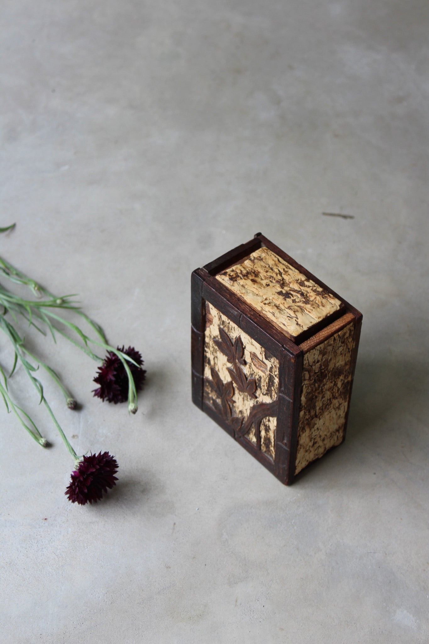 Small Hand Made Cork Box - Kernow Furniture