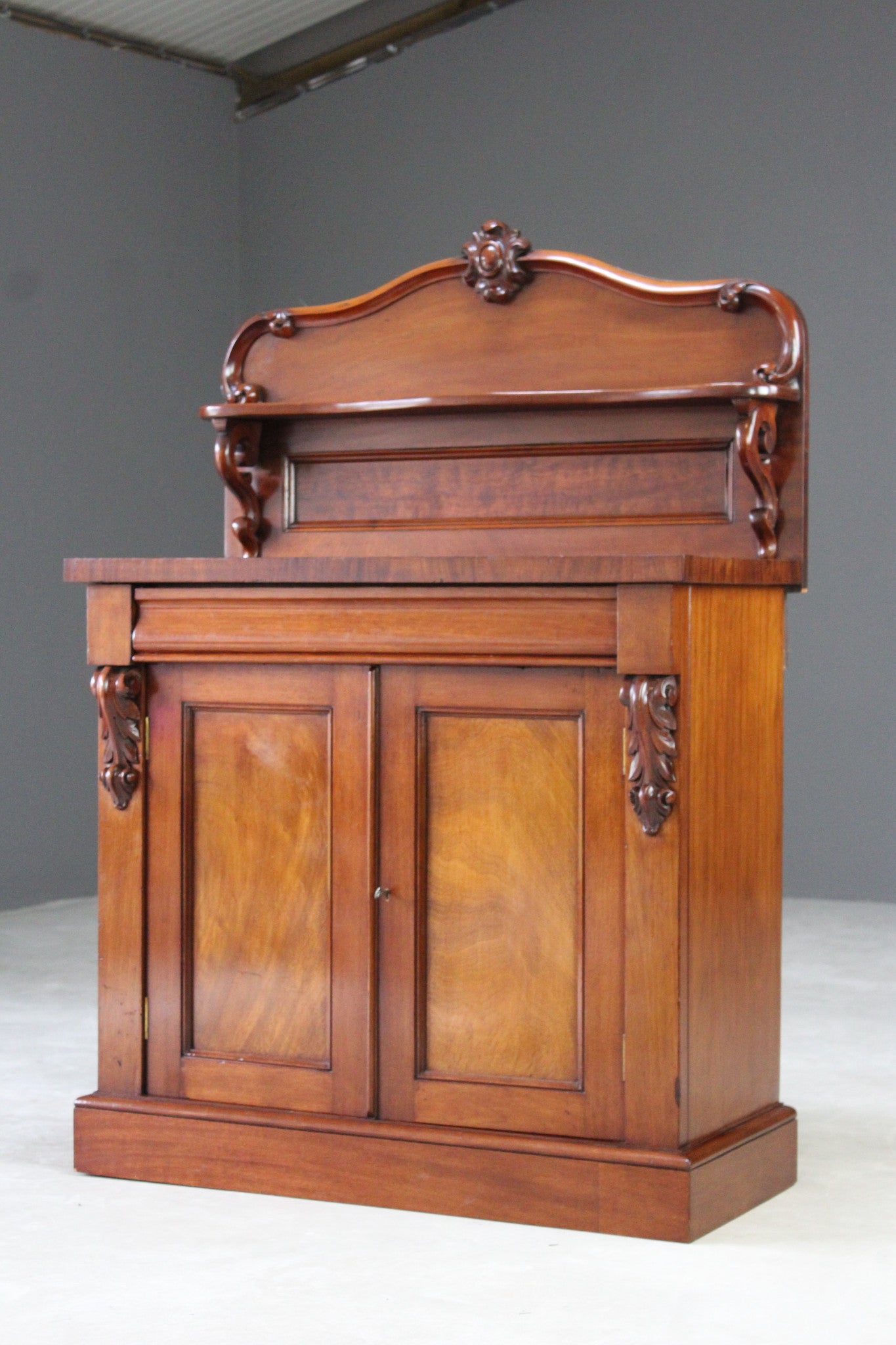 Antique Victorian Mahogany Chiffonier - Kernow Furniture