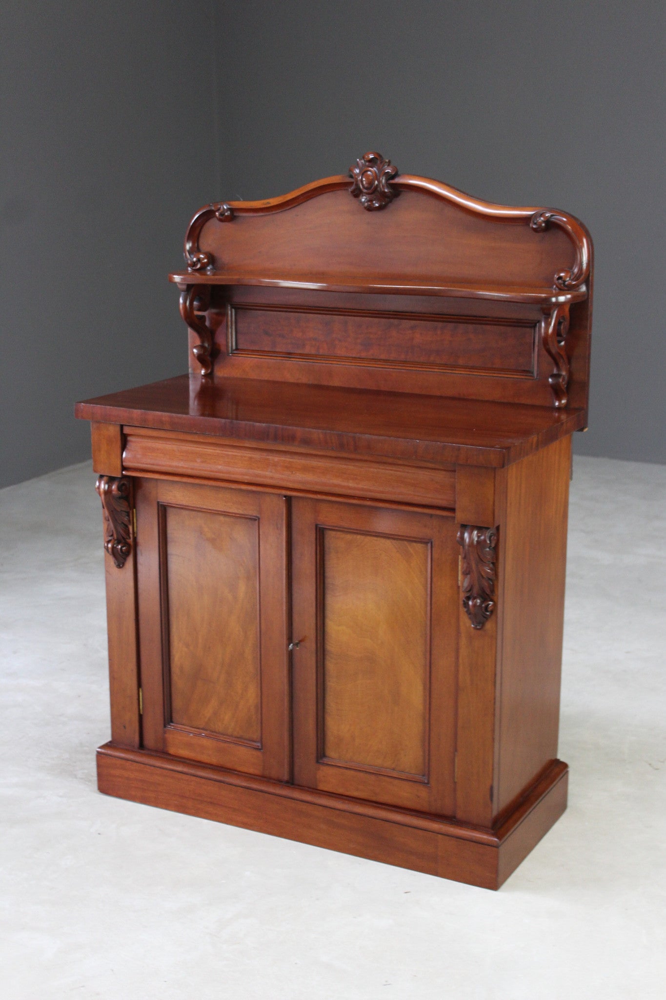 Antique Victorian Mahogany Chiffonier - Kernow Furniture