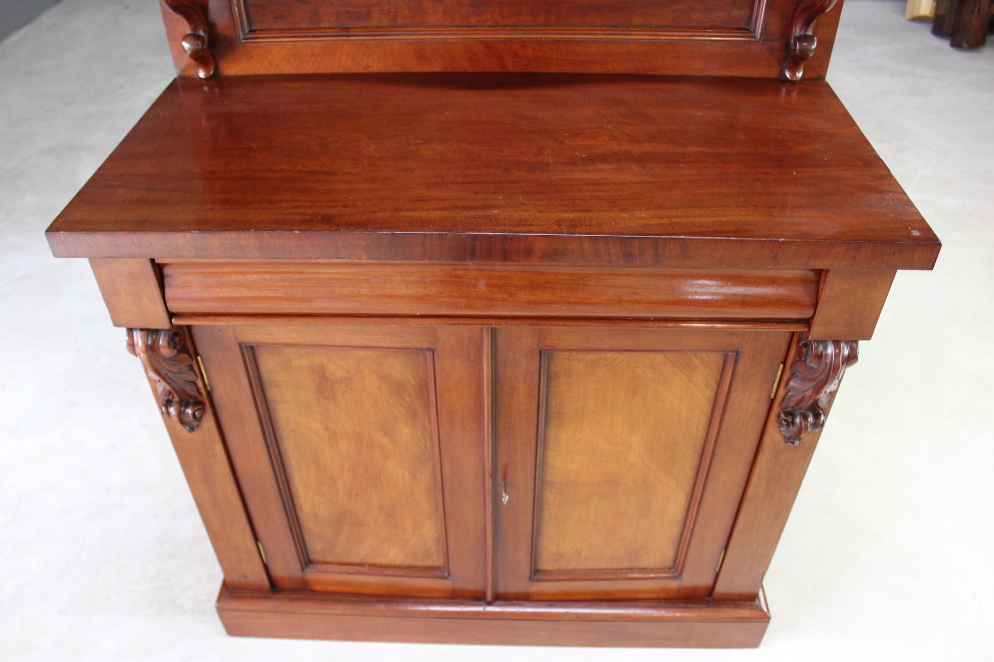 Antique Victorian Mahogany Chiffonier - Kernow Furniture