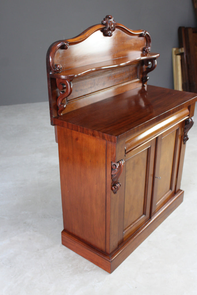 Antique Victorian Mahogany Chiffonier - Kernow Furniture