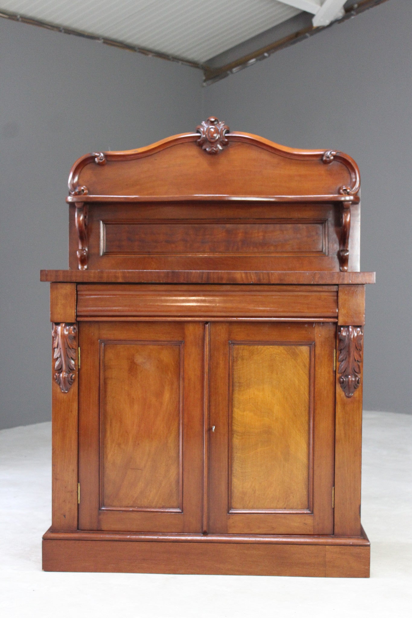 Antique Victorian Mahogany Chiffonier - Kernow Furniture