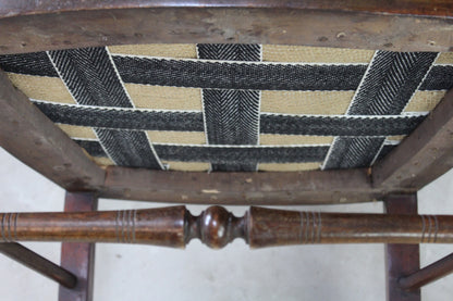 Edwardian Inlaid Occasional Chair - Kernow Furniture