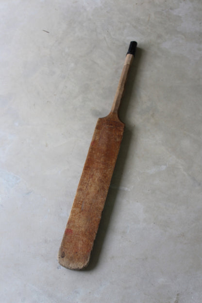 Antique Vintage Wooden Cricket Bat - Kernow Furniture