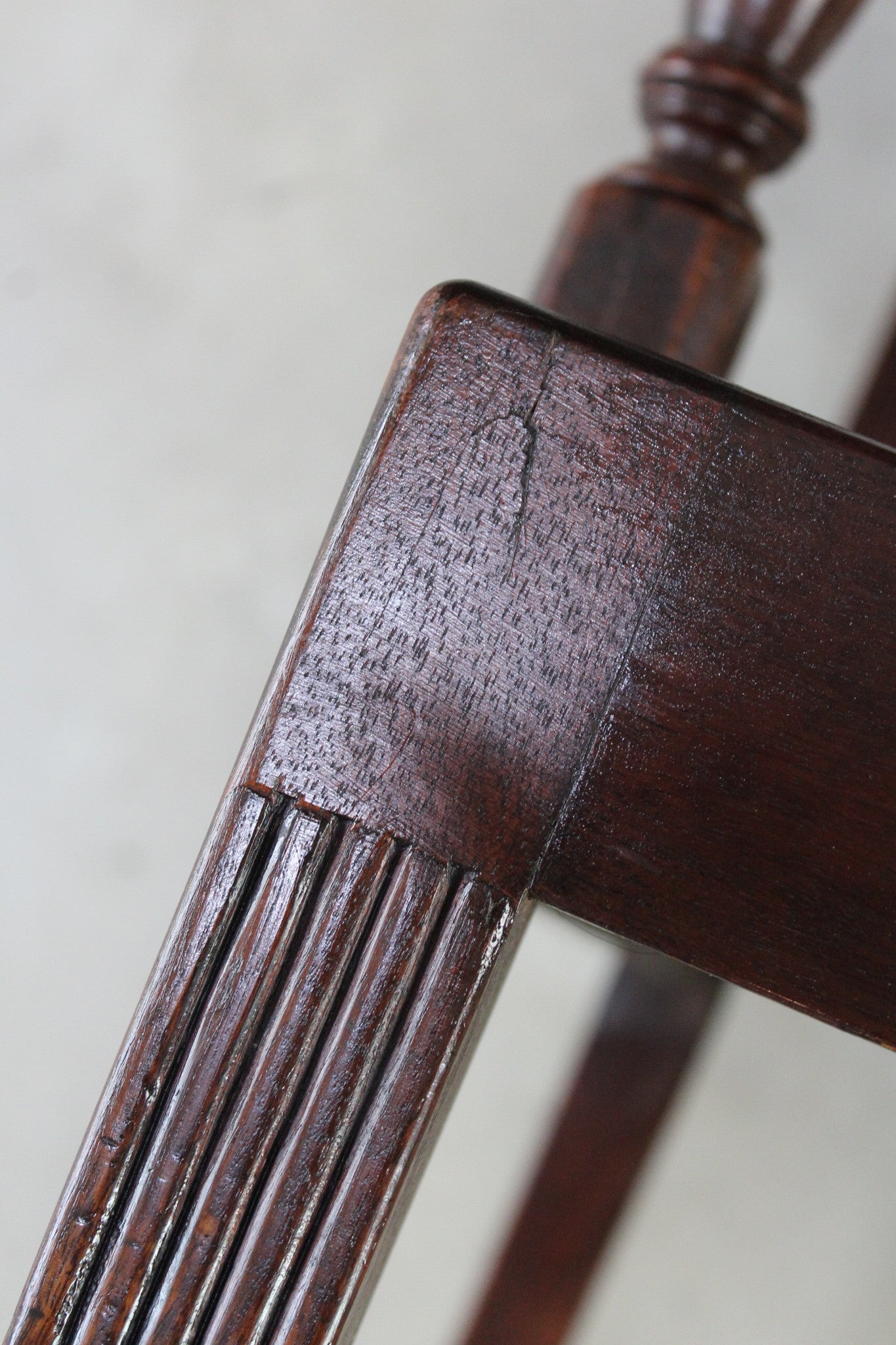 Single Mahogany Carver Dining Chair - Kernow Furniture