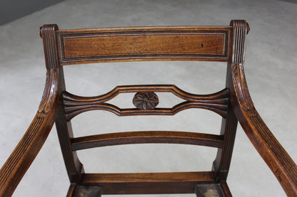 Single Mahogany Carver Dining Chair - Kernow Furniture