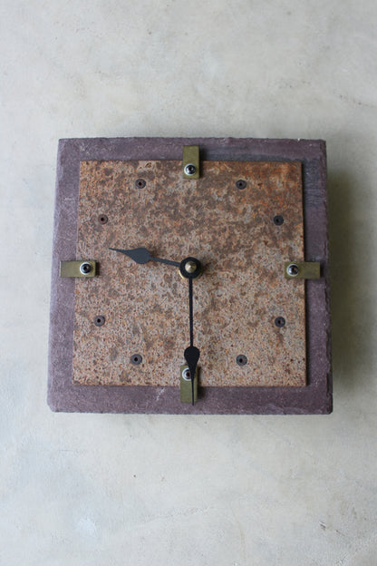 Slate Wall Clock - Kernow Furniture