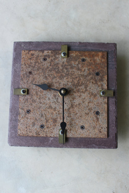 Slate Wall Clock - Kernow Furniture