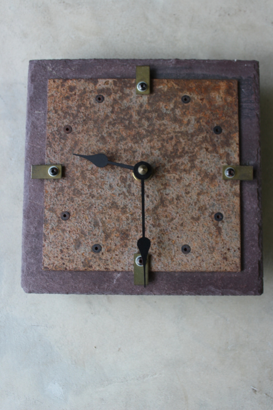 Slate Wall Clock - Kernow Furniture