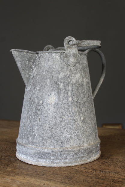 Galvanised Large Milk Jug - Kernow Furniture