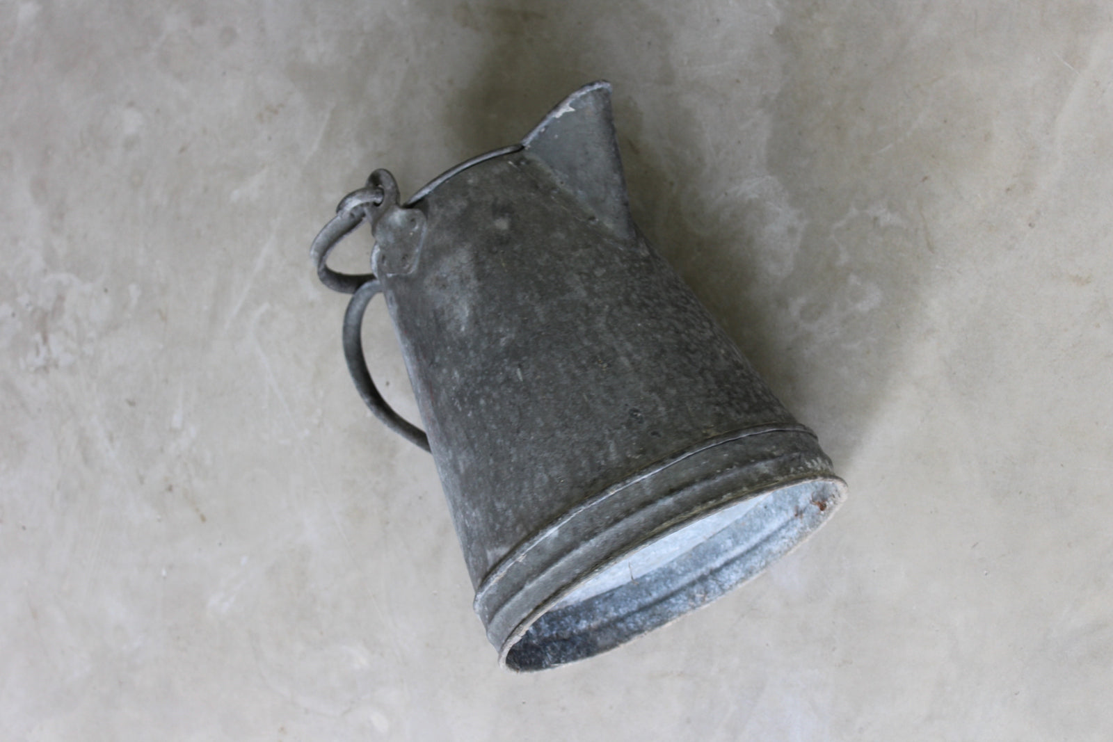 Galvanised Large Milk Jug - Kernow Furniture