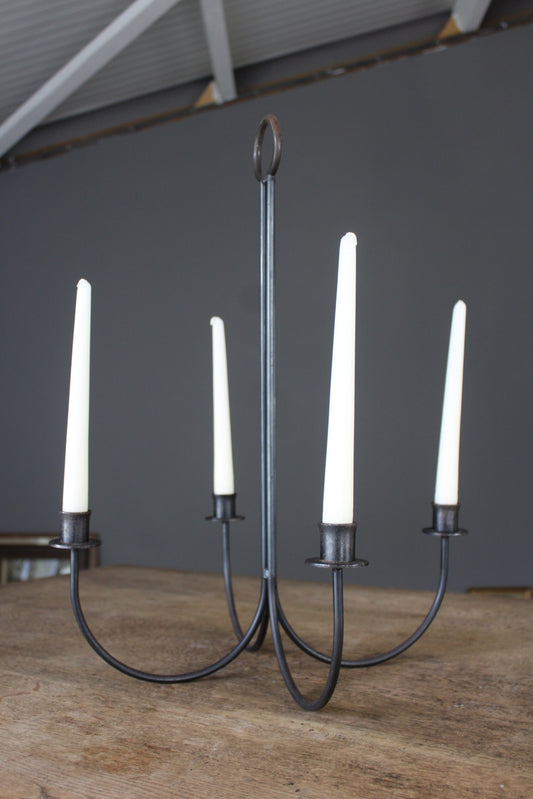 Iron Hanging Candelabra - Kernow Furniture