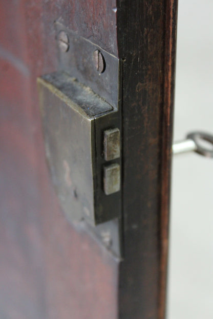 Antique Small Mahogany Cupboard - Kernow Furniture