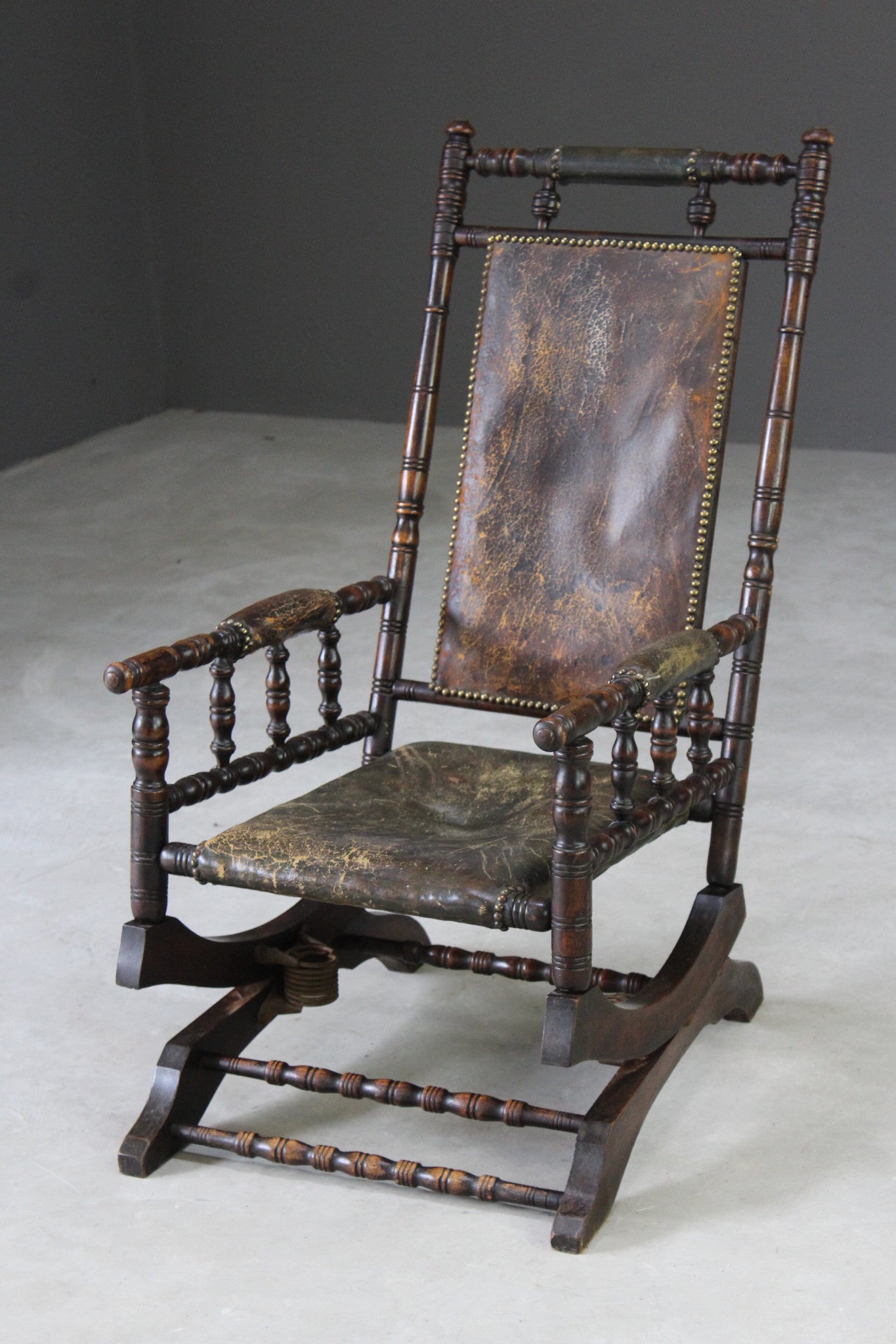 Amercian Leather Rocking Chair - Kernow Furniture