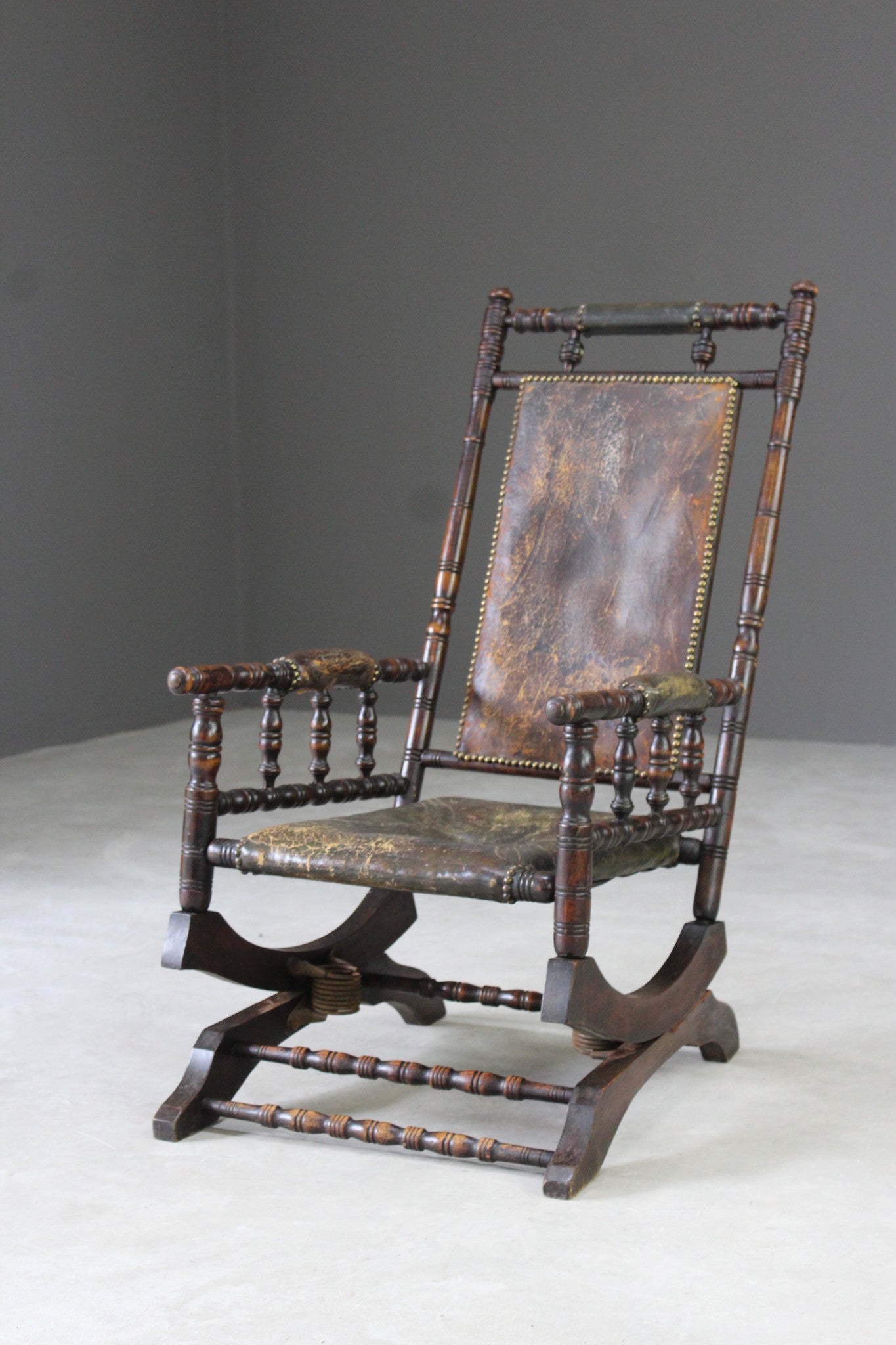 Amercian Leather Rocking Chair - Kernow Furniture