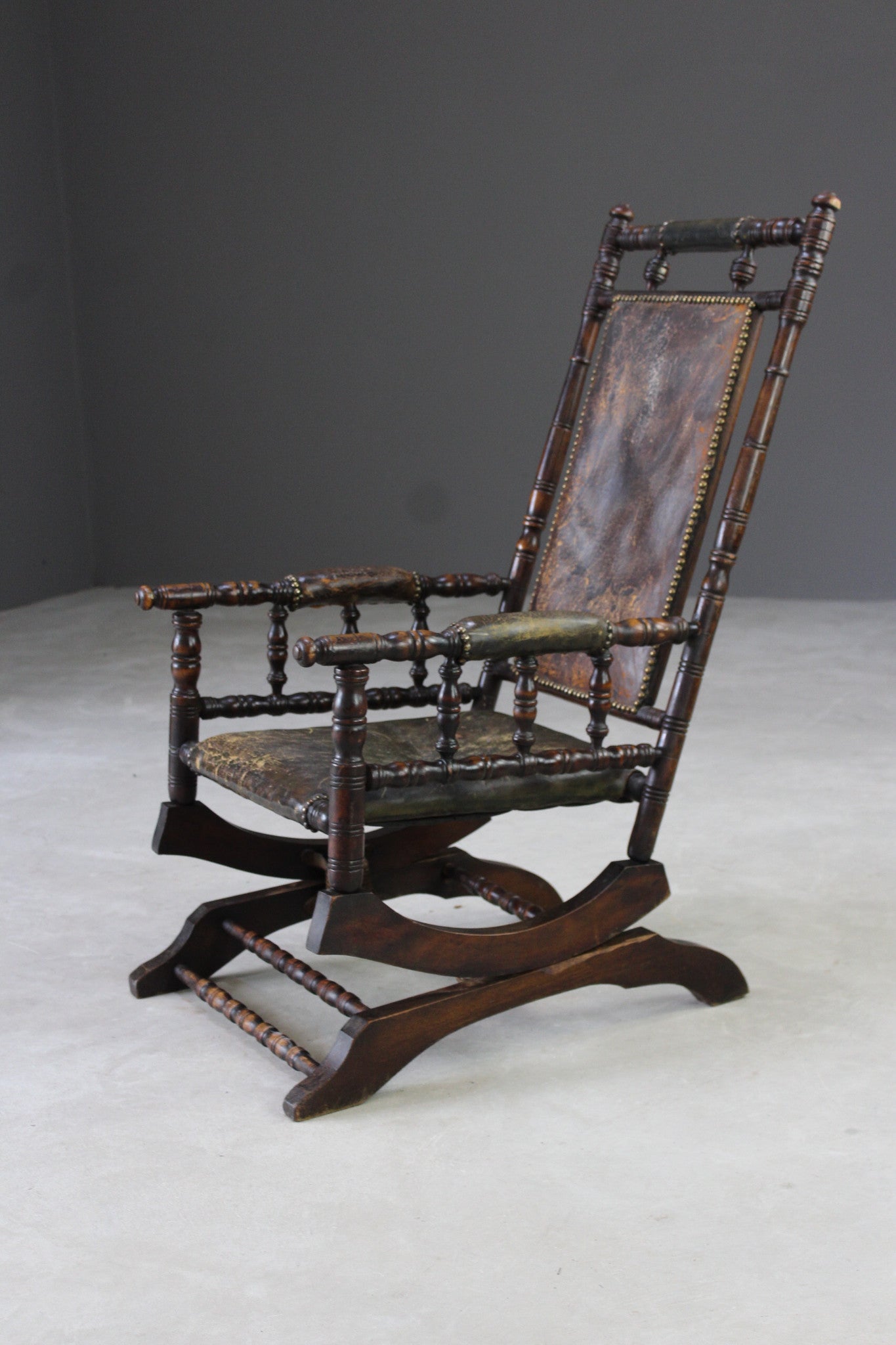 Amercian Leather Rocking Chair - Kernow Furniture