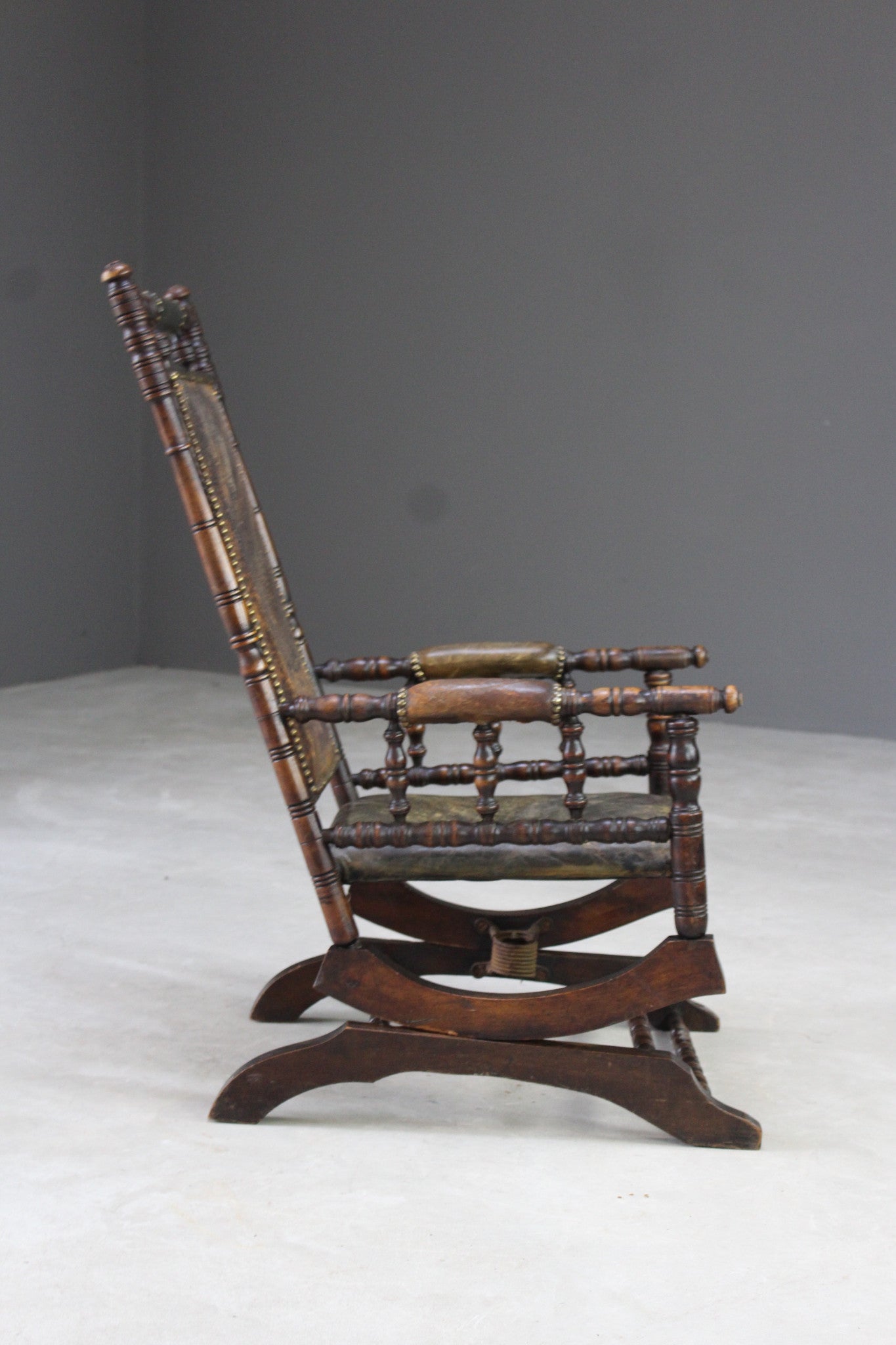 Amercian Leather Rocking Chair - Kernow Furniture