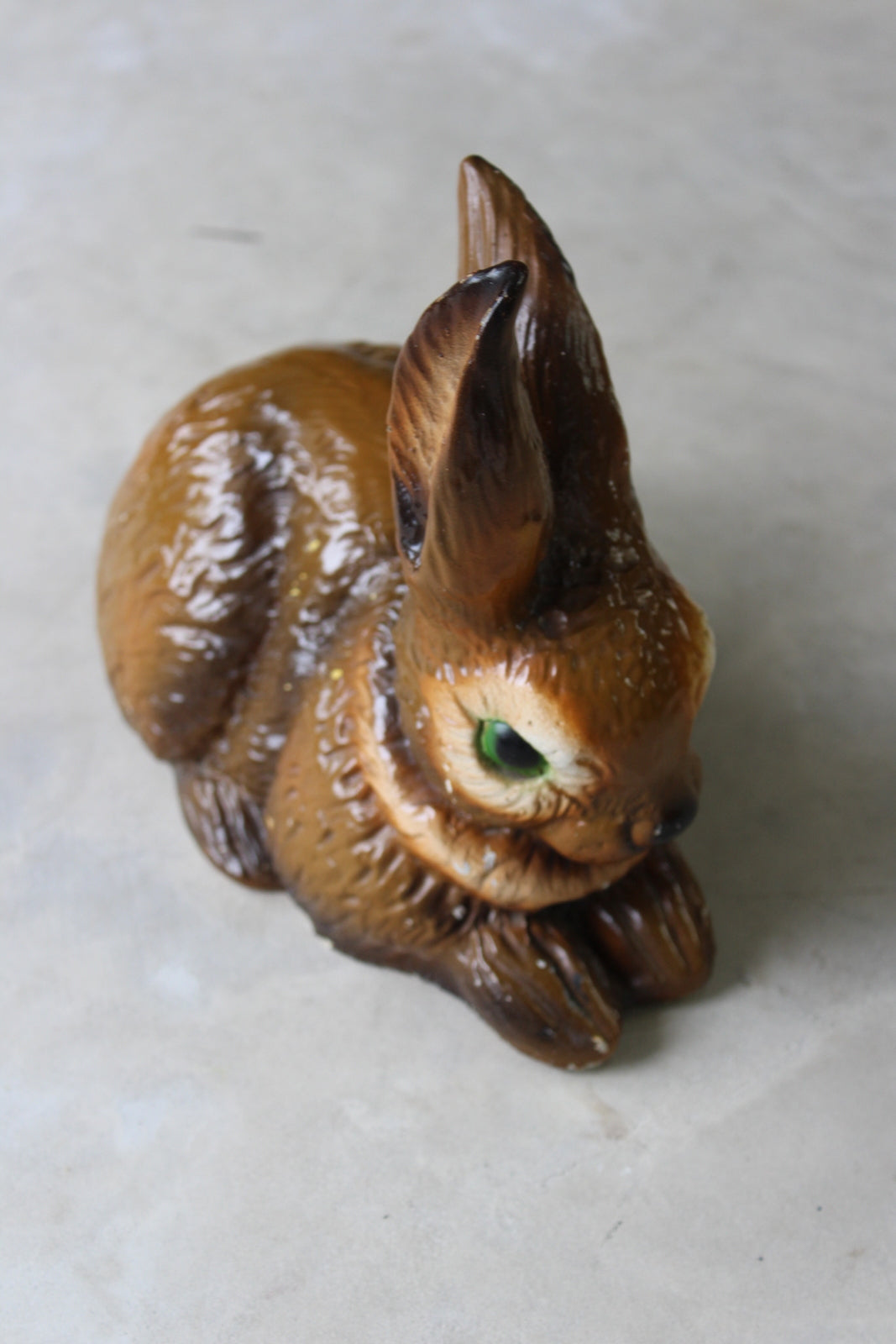 Vintage Painted Rabbit Garden Ornament - Kernow Furniture