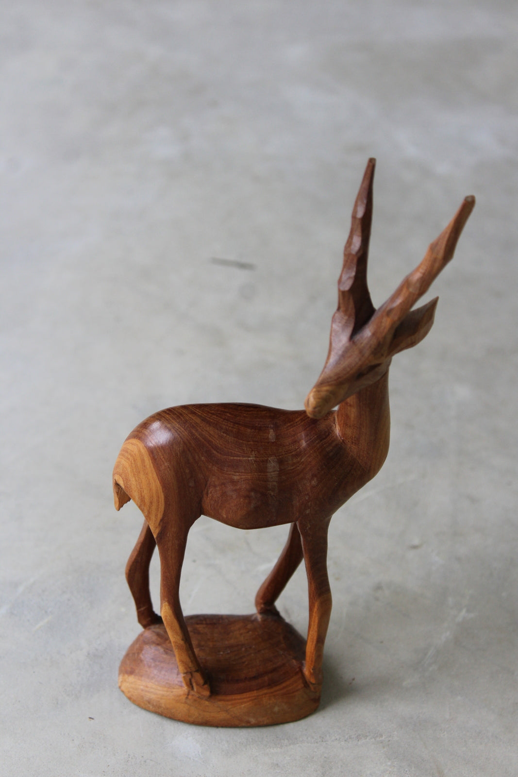 Retro Teak Gazelle Ornament - Kernow Furniture