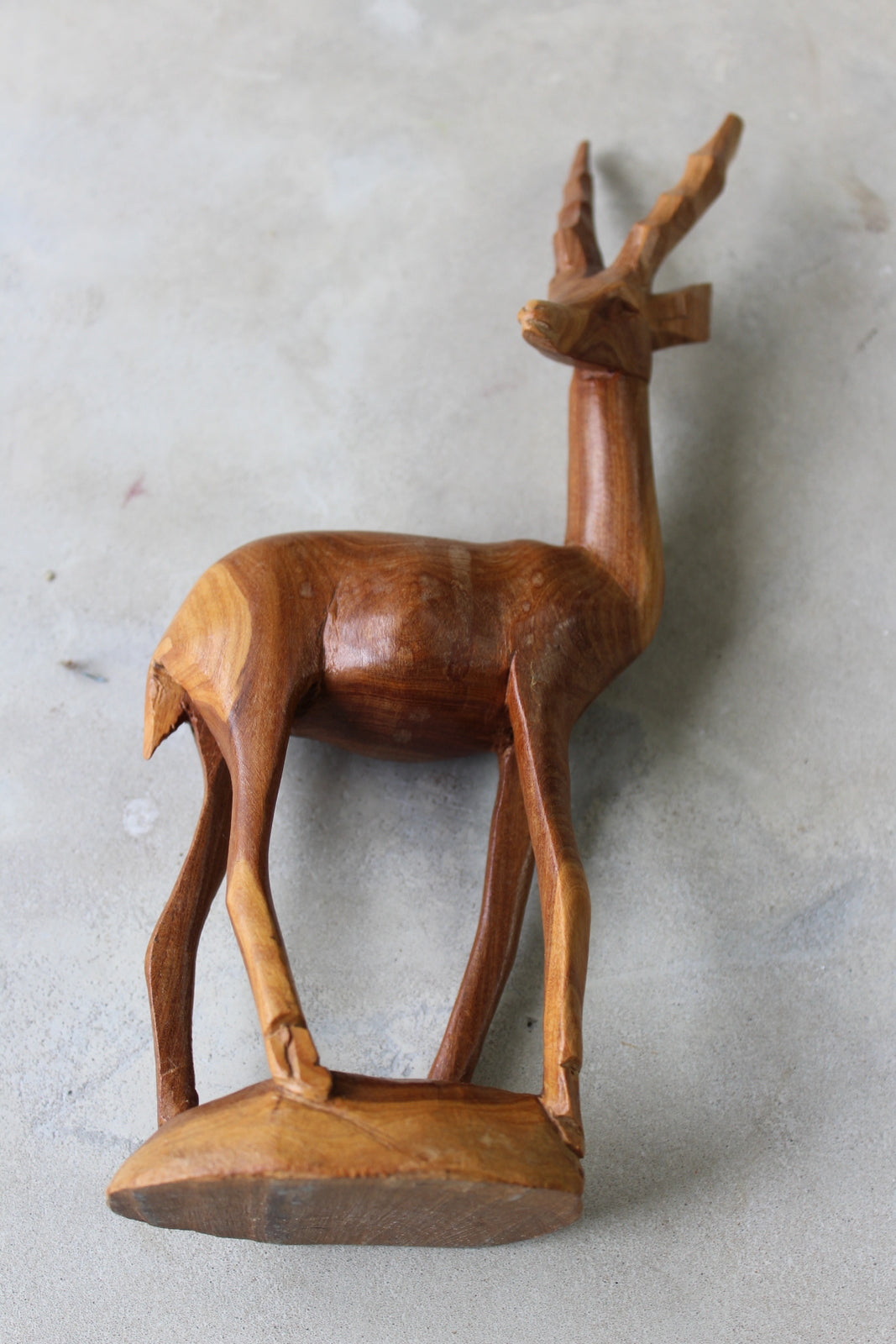 Retro Teak Gazelle Ornament - Kernow Furniture