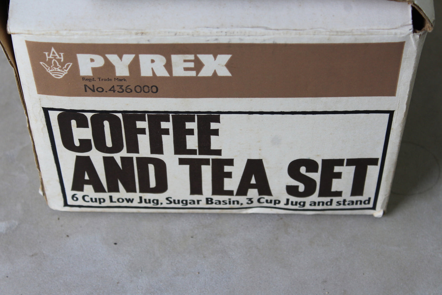 Retro Boxed Pyrex Coffee Set - Kernow Furniture