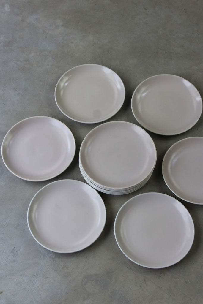12 Poole Pottery Twintone Side Plates - Kernow Furniture