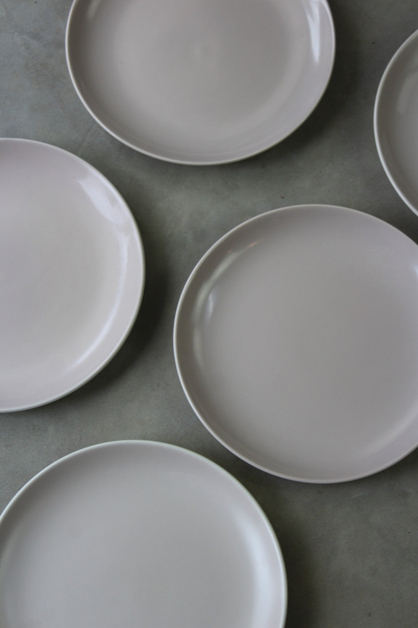 5 Poole Pottery Twintone Salad Plates - Kernow Furniture