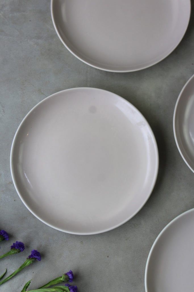 5 Poole Pottery Twintone Salad Plates - Kernow Furniture