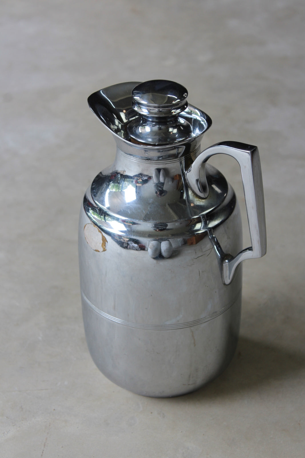 Vintage Chrome Thermos Jug - Kernow Furniture