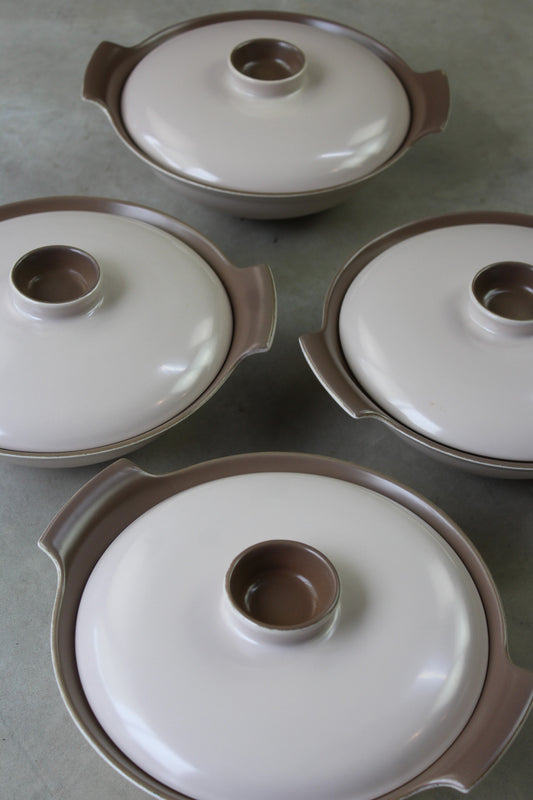 Single Poole Pottery Twintone Vegetable Tureen - Kernow Furniture