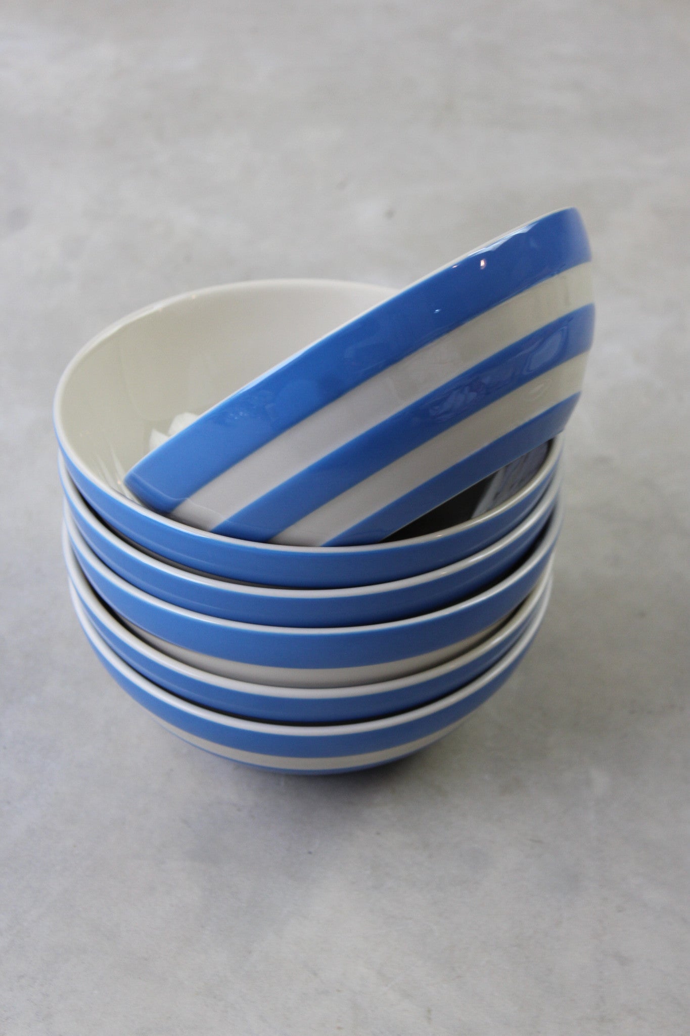 6 Cornishware Cereal Bowls - Kernow Furniture