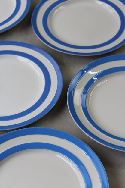 6 T G Green Cornishware Plates - Kernow Furniture