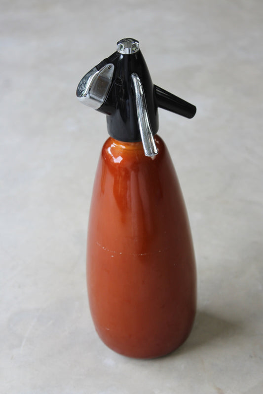 Retro Bronze BOC Soda Syphon - Kernow Furniture