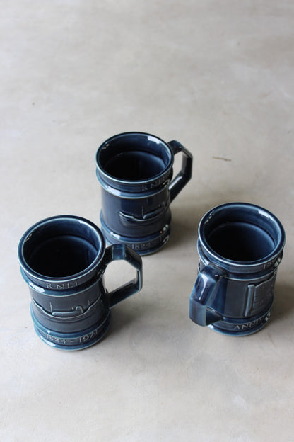 Holkham Pottery RNLI Pottery Mugs x 3 - Kernow Furniture