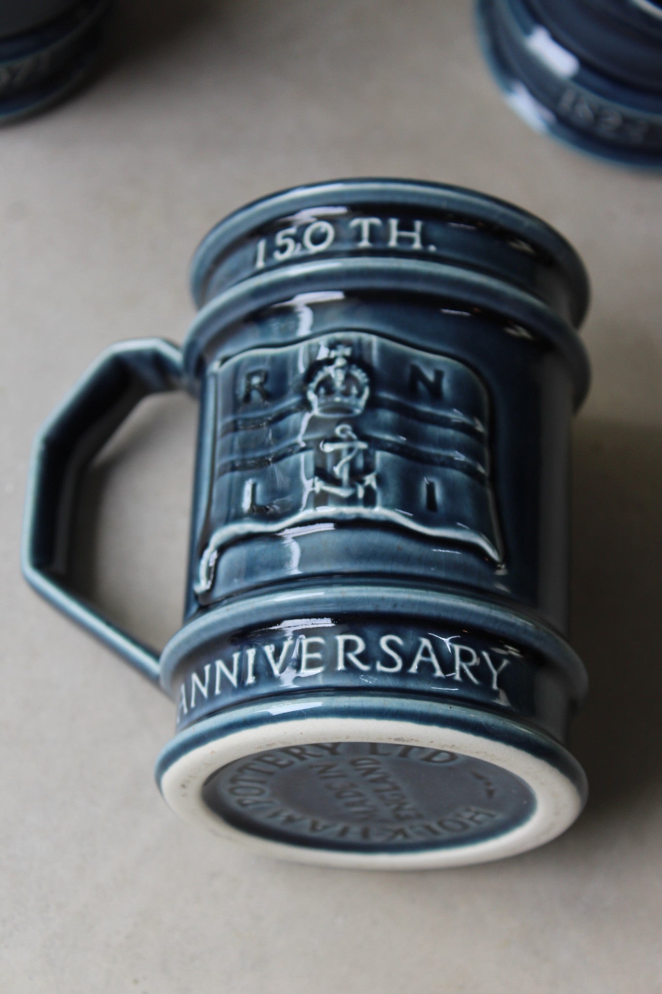 Holkham Pottery RNLI Pottery Mugs x 3 - Kernow Furniture