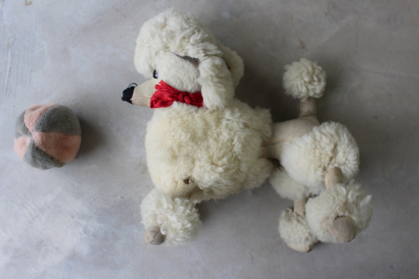 Vintage Shearling Toy Poodle - Kernow Furniture