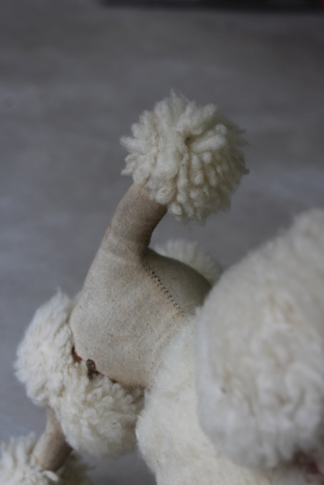 Vintage Shearling Toy Poodle - Kernow Furniture